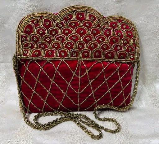Women clutch purse for wedding party occasions velvet fabric